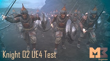 Knight 02 (Saracen) Test Epic Skeleton in UE4