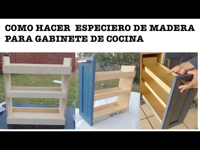 ▶️ Cómo Hacer un Mueble Especiero con Madera de Palet 💡 DIY Spice Rack 