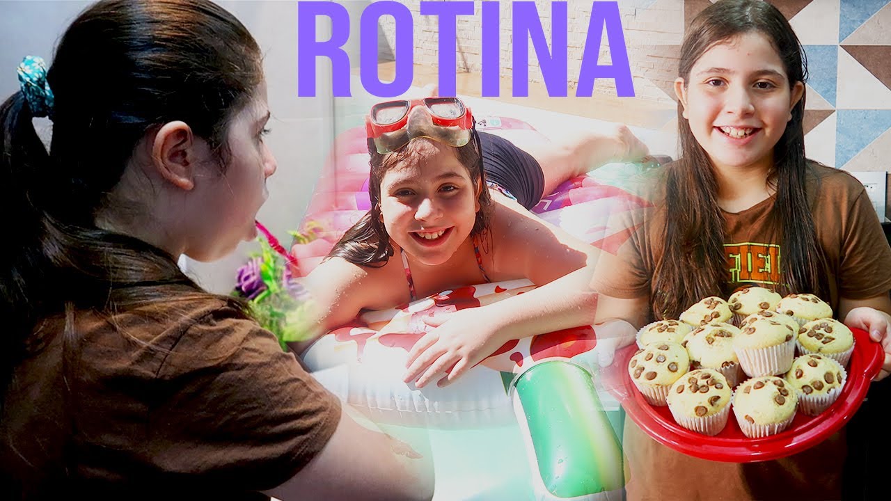 primeiro vídeo da conta-Rotina do Pou nas férias 🌻🦋