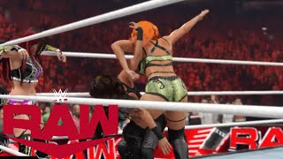 WWE 2K23 Damage control vs katana chance and kayden vs toxic attraction