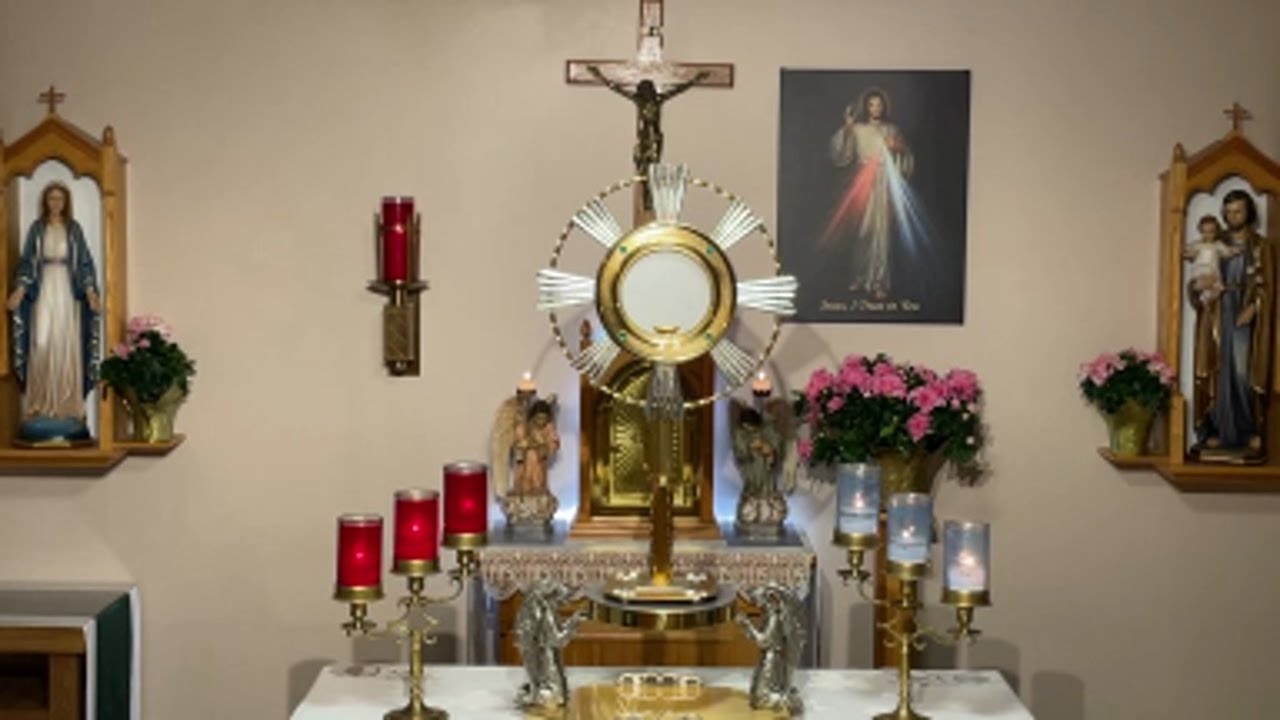 LIVE Eucharistic Adoration - Sisters of Divine Mercy