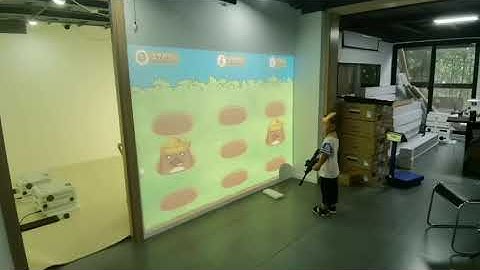 Alibaba Stock price exhibition interactive floor