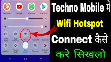 Tecno mobile me wifi kaise connect kare ।। how to connect wifi hotspot in Tecno phone