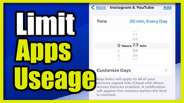 How to Limit your Social Media Apps use on Iphone with Timer (Easy Method)