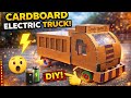Cardboard Se Bana Electric Truck 🚛⚡ | Amazing DIY Cardboard Electric Truck | Science Project
