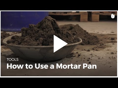 CHAPTER 3-12 HOW TO USE A MORTAR PAN AT SITE - video from Oness Infra