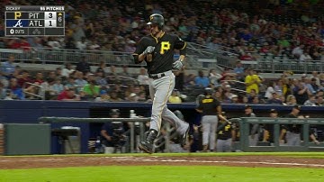 PIT@ATL: Mercer hammers a solo shot to right field