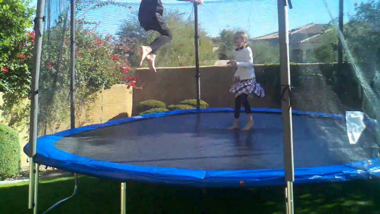 New Trampoline for Christmas - YouTube
