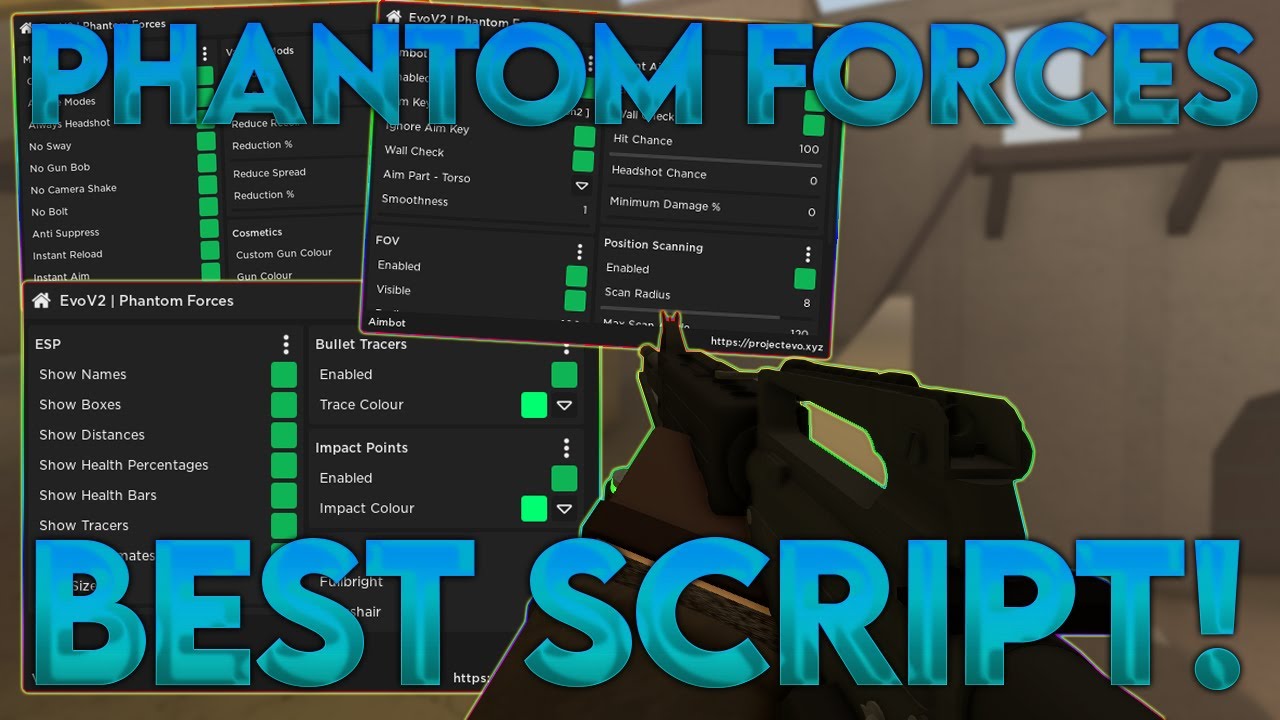 ROBLOX Phantom Forces Script/Hack GUI