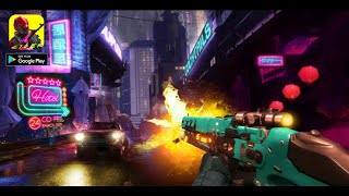 FPS Cyberpunk Shooting Game Android Gameplay! screenshot 2