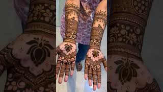 beautiful peacock mehndi designs/bridal mehndi designs #mehndi #yt #henna #bridal