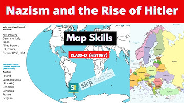 Maps Skills - Class 9 History - Nazism and the Rise of Hitler CBSE/UP Board Maps Series by Ajeet Sir