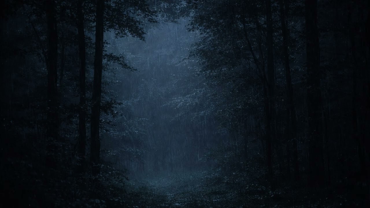 Lluvia Suave Nocturna para Dormir Profundamente | 10 Horas