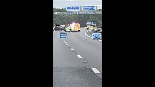 Cyclist fighting for life after being hit by Audi on major motorway. #crash #cyclist #falkirk