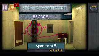 Strange Apartment  Escape  Apartment 5  walkthrough.