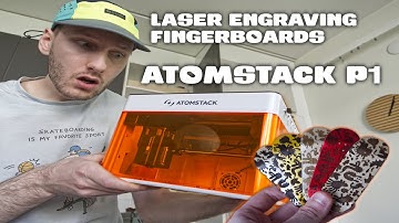 Atomstack P1 Unboxing, Engraving Fingerboards
