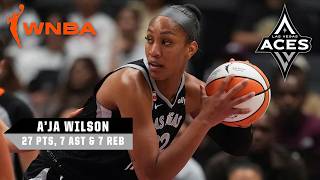 A'ja Wilson's MVP campaign continues 🏆 Aces star leads Vegas to victory over Toronto | WNBA on ESPN screenshot 3