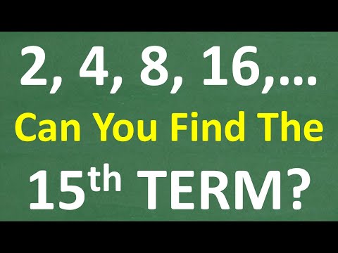 2, 4, 8, 16… Can You Find the 15th Term? (Geometric Sequence Challenge)
