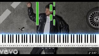 Joseph Kamel, Crash (Tuto Piano/ Avec et Sans Voix)