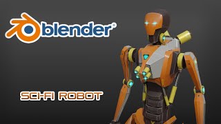 Blender 3d  Sci Fi Robot Animation Showreel | Substance painter