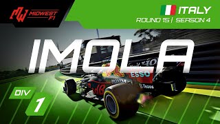 Midwest F1 | Imola F1 2021 | Div 1 Round 15 Season 4 (Second last week of Season 4!!)