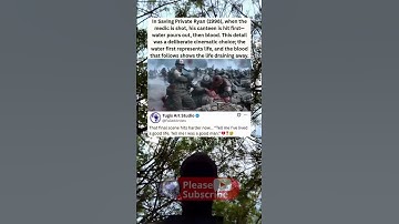 In Saving Private Ryan (1998), when medic is shot, his canteen is hit first-water pours out, then