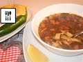Суп из зеленой чечевицы с лапшой - Как приготовить чечевицу. Вегетарианский рецепт