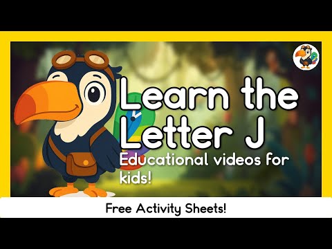 Learn The Letter J: Jungle Jigs | Educational Videos For Kids With Tibo the Toucan
