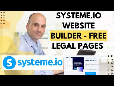 Systeme.io Website Builder - Use Systeme.io To Build & Host Legal Pages for Your Landing Page ?