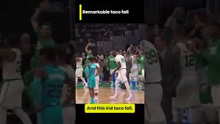 remarkable taco fall viral    basketball    sportshighlights lakers lebronjames