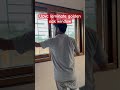 Wooden Finish uPVC Window Site Fitting 🔥 #Shorts