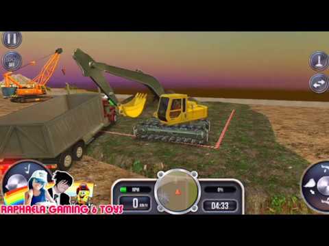  Kartun  mobil  truk  pasir  dan excavator YouTube