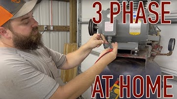 How to Wire a 3 Phase Motor on Single Phase Power