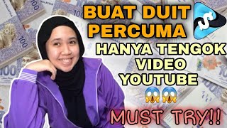 TERKINI! BUAT $50 USD TENGOK VIDEO YOUTUBE (BUAT DUIT ONLINE TENGOK YOUTUBE VIDEO TANPA MODAL 2022) screenshot 5