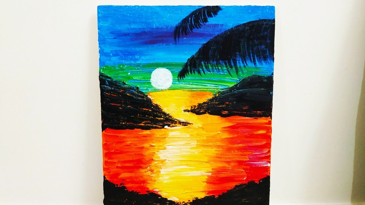 easy acrylic paintings for kids