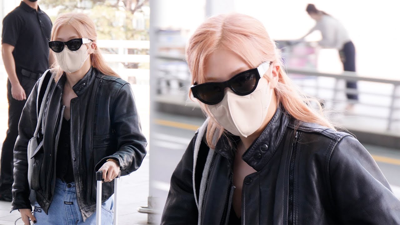 블랙핑크 로제 파리 출국 직캠 (BLACKPINK ROSÉ) @ 230523 인천공항
