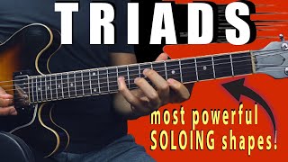 I Couldn't SOLO WITH TRIADS on GUITAR Until I Learned This….