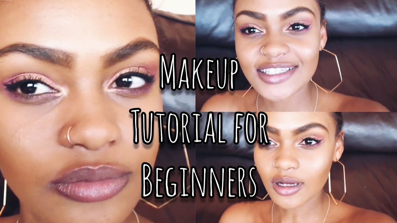EASY MAKEUP TUTORIAL! BEGINNER FRIENDLY | South African Youtuber - YouTube