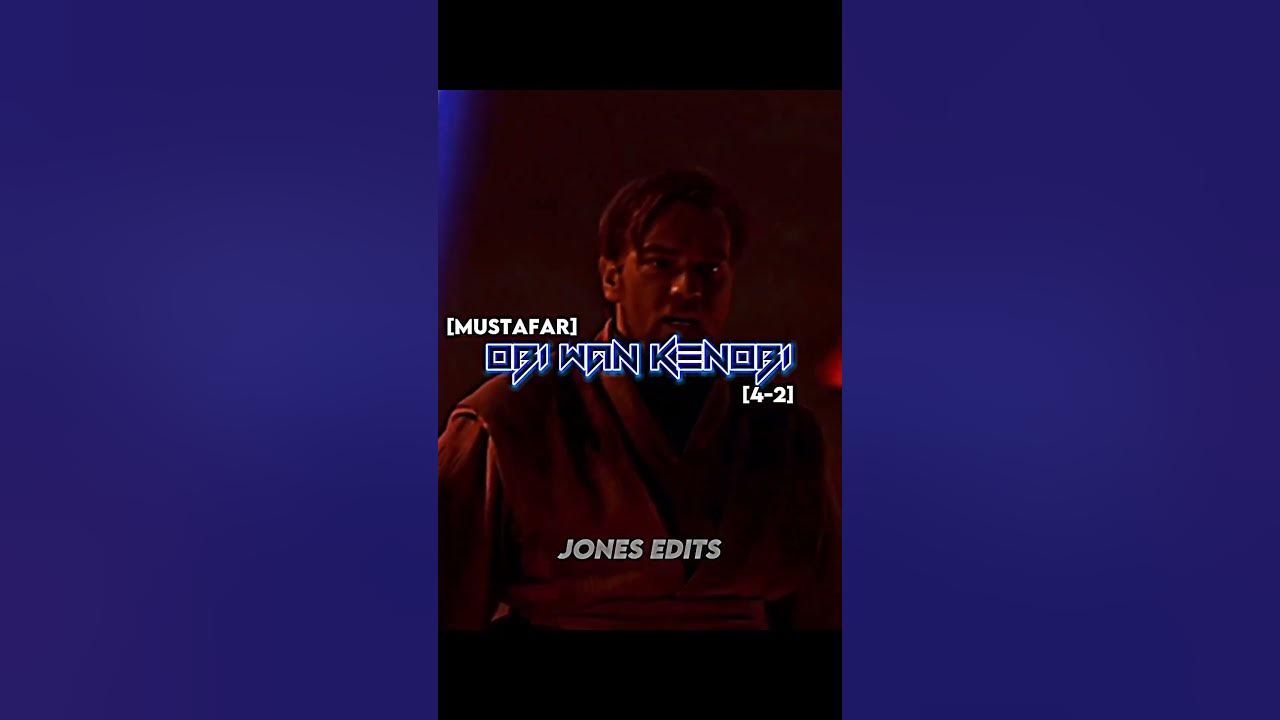 Knightfall Vader (Mustafar) VS Obi-Wan Kenobi (Mustafar) #1v1edit #edit #starwars #anakin #obiwan