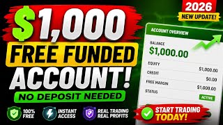 Get a FREE $1,000 Funded Account (2026 Guide)