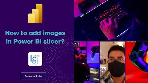 How to add an image in Power BI slicer visual? | Add images to Power BI slicer |