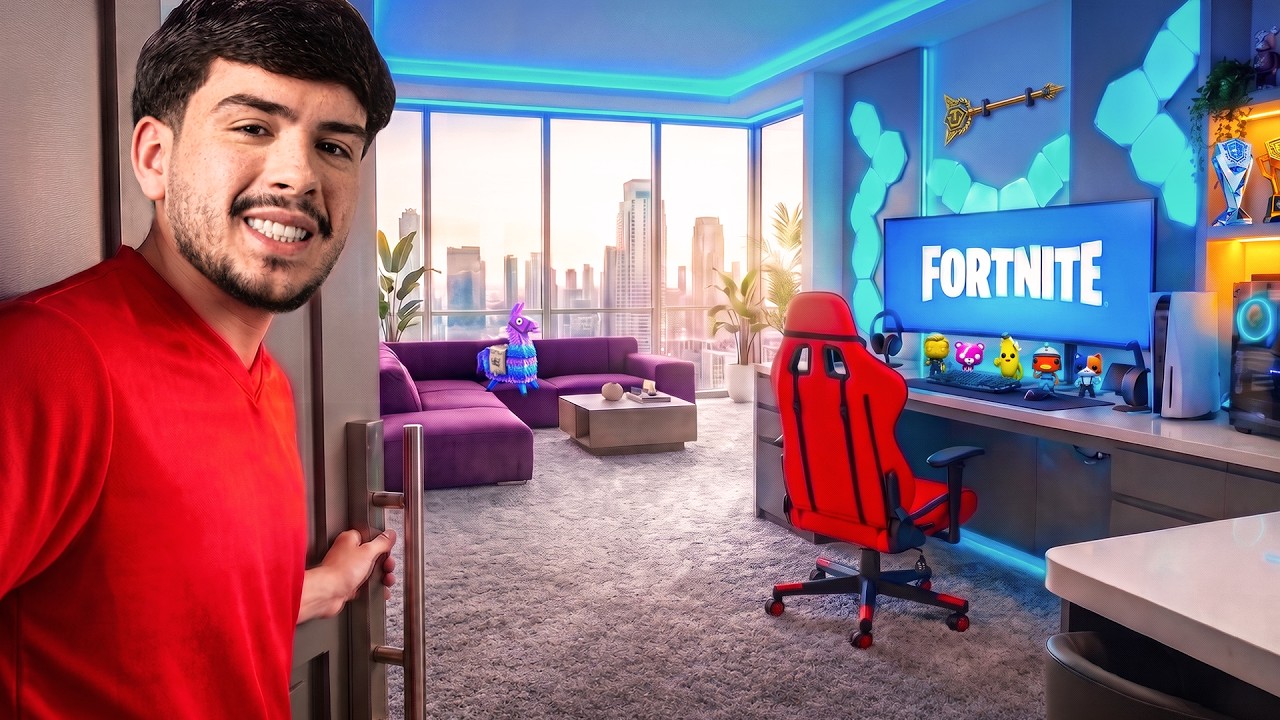 Essa é a CASA que o FORTNITE Me Deu! 🏠
