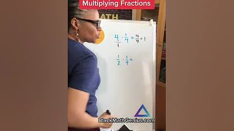 Multiplying fractions! #BlackMathGenius #learnmath #MathFun #math #fractions