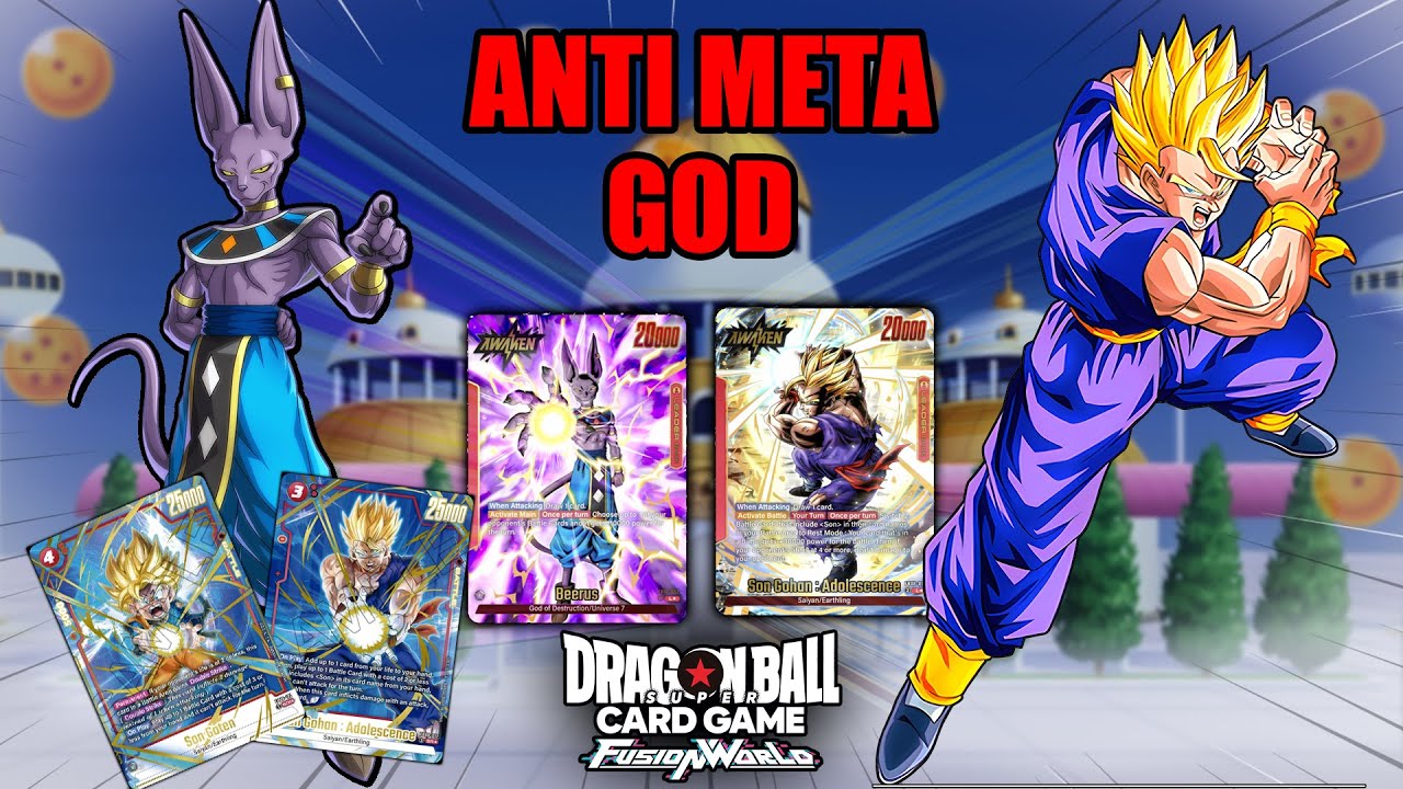 COUNTER the META with BEERUS! [FB08 - Dragon Ball Fusion World - Card Game]
