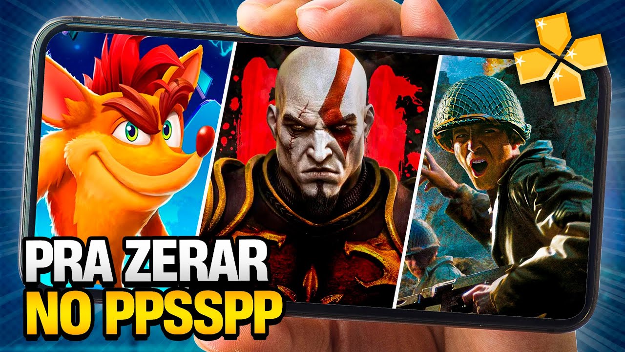 12 JOGOS INCRÍVEIS para JOGAR e ZERAR NO PPSSPP do CELULAR ANDROID ...