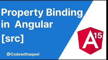 Property Binding In Angular | How to use property binding