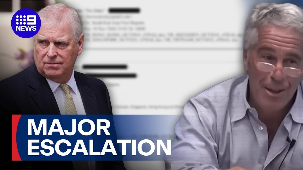 UK prosecutors assisting probe into Andrew’s ties to Epstein | 9 News Australia