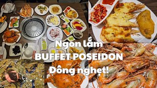 Sài Gòn: CÓ CẢ NGÀN NGƯỜI ăn buffet Poseidon, RẤT NGON, Hải sản cua ghẹ tôm tươi sống, NO CĂNG BỤNG