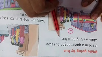 Class 2 evs chapter 8 Being safe safety habits while going by bus