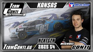 iRacing Pro Track Guide by Team Conti Sim Performance I NASCAR NextGen at Kansas